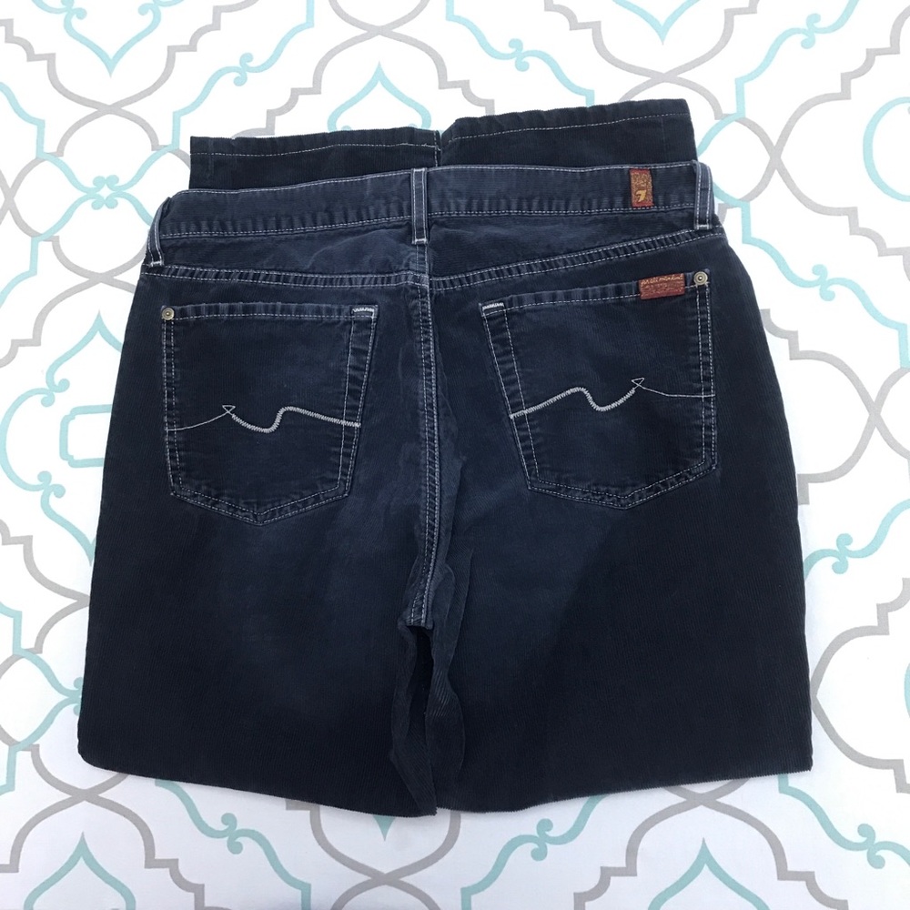 HP 34X27👖AWESOME💙7FAM💙CORDS👖VGUC NAVY CORDUROY - Picture 2 of 8